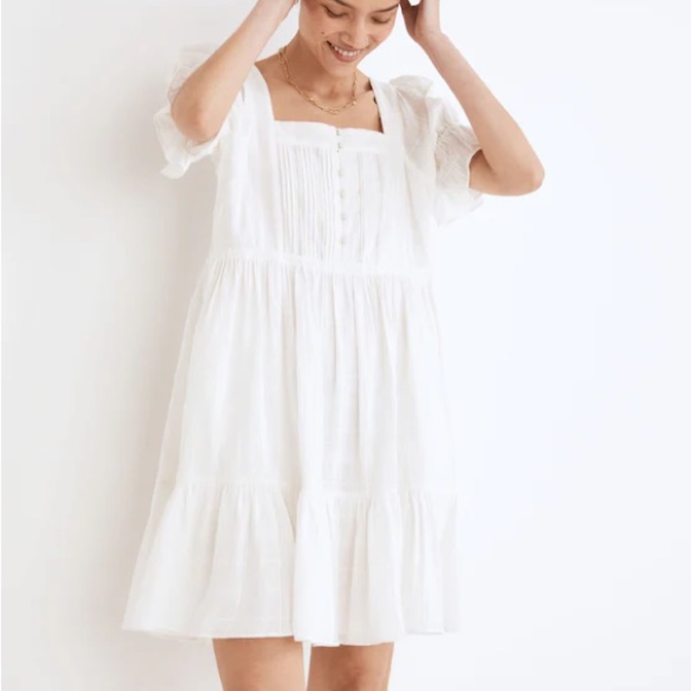 Madewell Puff Sleeve Dress